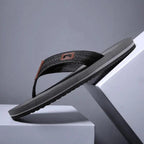 Comfortable Casual Summer Flip- Flops Men Beach Slippers Sandals Simple Luxury Design Indoor Non-Slip Black Flip Flops Stevvex