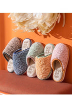 Comfortable Cotton Slippers Home Women Winter Indoor Non-Slip Warmth Shoes Couple Plush Slippers Unisex Men's And Women's House Slippers Indoor Memory Foam Cotton Slippers Stevvex