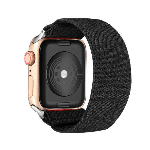 Comfortable Elastic Scrunchie Strap Band For Watch Women Bracelet Compatible With Watch Band 41mm 40mm 38mm Women Girls Adjustable Elastic Nylon Strap Solo Loop Replacement Lightweight Wristband For Watches Stevvex