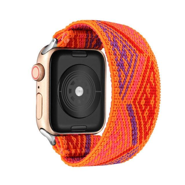 Comfortable Elastic Scrunchie Strap Band For Watch Women Bracelet Compatible With Watch Band 41mm 40mm 38mm Women Girls Adjustable Elastic Nylon Strap Solo Loop Replacement Lightweight Wristband For Watches Stevvex