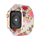 Comfortable Elastic Scrunchie Strap Band For Watch Women Bracelet Compatible With Watch Band 41mm 40mm 38mm Women Girls Adjustable Elastic Nylon Strap Solo Loop Replacement Lightweight Wristband For Watches Stevvex