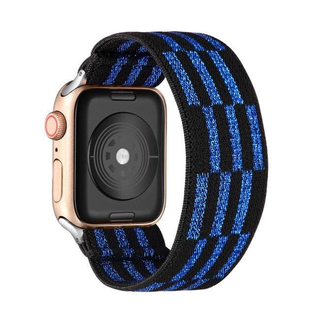 Comfortable Elastic Scrunchie Strap Band For Watch Women Bracelet Compatible With Watch Band 41mm 40mm 38mm Women Girls Adjustable Elastic Nylon Strap Solo Loop Replacement Lightweight Wristband For Watches Stevvex
