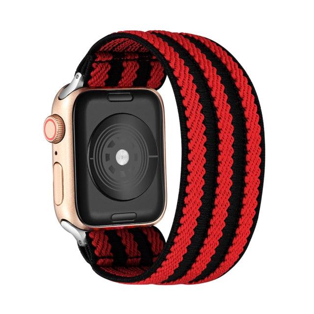 Comfortable Elastic Scrunchie Strap Band For Watch Women Bracelet Compatible With Watch Band 41mm 40mm 38mm Women Girls Adjustable Elastic Nylon Strap Solo Loop Replacement Lightweight Wristband For Watches Stevvex