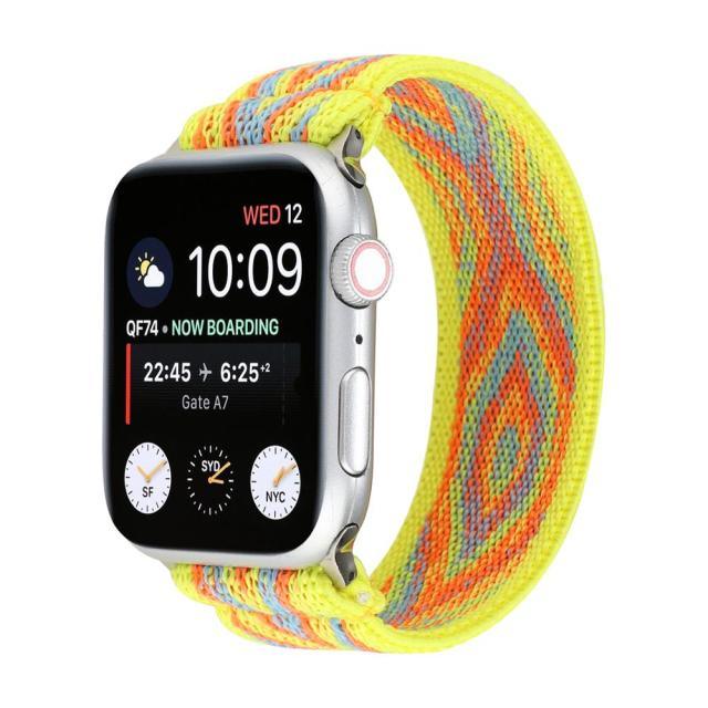 Comfortable Elastic Scrunchie Strap Band For Watch Women Bracelet Compatible With Watch Band 41mm 40mm 38mm Women Girls Adjustable Elastic Nylon Strap Solo Loop Replacement Lightweight Wristband For Watches Stevvex