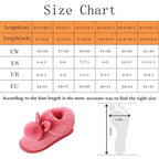 Comfortable Fashion Autumn Winter Cotton Slippers Rabbit Ear Home Indoor Slippers Winter Warm Shoes Womens Cute Plush Slippers Warm Indoor Slippers For Women Fleece Plush Bedroom Winter Boots Stevvex