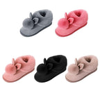 Comfortable Fashion Autumn Winter Cotton Slippers Rabbit Ear Home Indoor Slippers Winter Warm Shoes Womens Cute Plush Slippers Warm Indoor Slippers For Women Fleece Plush Bedroom Winter Boots Stevvex