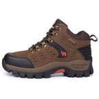 Comfortable Outdoor Waterproof Hiking Boots Men's Spring And Autumn Hiking Wear-Resistant Mountain Sports Boots Hunting Shoes High Waterproof Hiking Boots Outdoor Lightweight Mens Shoes Stevvex