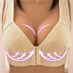 Comfortable Seamless Bra For Women Fashion Push Up Bras Wire Free Lingerie Full Cup Bralette Cotton Underwear Brassiere Front Closure Stevvex