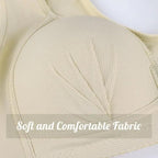 Comfortable Seamless Bra For Women Fashion Push Up Bras Wire Free Lingerie Full Cup Bralette Cotton Underwear Brassiere Front Closure Stevvex