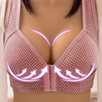 Comfortable Seamless Bra For Women Fashion Push Up Bras Wire Free Lingerie Full Cup Bralette Cotton Underwear Brassiere Front Closure Stevvex