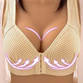 Comfortable Seamless Bra For Women Fashion Push Up Bras Wire Free Lingerie Full Cup Bralette Cotton Underwear Brassiere Front Closure Stevvex