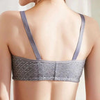 Comfortable Seamless Bra For Women Fashion Push Up Bras Wire Free Lingerie Full Cup Bralette Cotton Underwear Brassiere Front Closure Stevvex