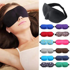 Comfortable Sleep Mask Natural Sleeping Adjustable Eye Mask Lightweight Cover Eye Patch Unisex Blindfold Travel Mask Stevvex