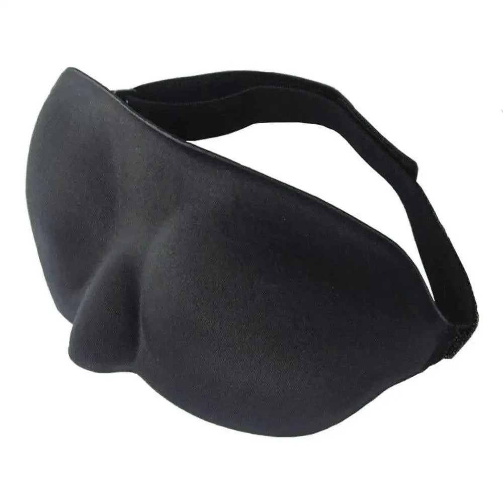 Comfortable Sleep Mask Natural Sleeping Adjustable Eye Mask Lightweight Cover Eye Patch Unisex Blindfold Travel Mask Stevvex