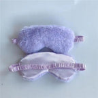 Comfortable Soft Plush Sleep Eye Mask Sleeping Masks Night Eyeshade Women Traveling Eye Patch Cute Design Cozy Fluffy Eye Mask Stevvex