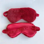Comfortable Soft Plush Sleep Eye Mask Sleeping Masks Night Eyeshade Women Traveling Eye Patch Cute Design Cozy Fluffy Eye Mask Stevvex