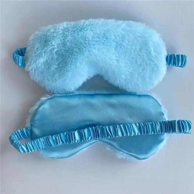 Comfortable Soft Plush Sleep Eye Mask Sleeping Masks Night Eyeshade Women Traveling Eye Patch Cute Design Cozy Fluffy Eye Mask Stevvex