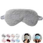 Comfortable Soft Plush Sleep Eye Mask Sleeping Masks Night Eyeshade Women Traveling Eye Patch Cute Design Cozy Fluffy Eye Mask Stevvex