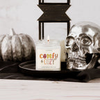 Pumpkin Spice Soy Candle 9oz Jar, Vanilla Whipped Cream Cinnamon BandsCo Straps