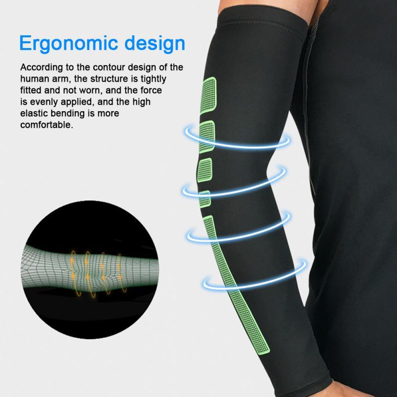 Compression Sleeve Sports Arm Cover Basketball Cycling Arm Warmer Summer Running UV Protection Volleyball UV Sun Protection Cooling Arm Sleeves Compression Sports Cover Up Arm Sleeve For Biking Cycling Outdoor Sports Stevvex