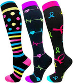 Compression Socks Athletic Best Graduated Breathable Nursing Socks Fit Running Outdoor Sports Socks Hiking Socks For Athlete Men And Women Stevvex