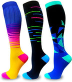 Compression Socks Athletic Best Graduated Breathable Nursing Socks Fit Running Outdoor Sports Socks Hiking Socks For Athlete Men And Women Stevvex