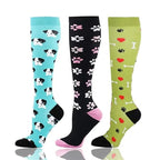 Compression Socks Athletic Best Graduated Breathable Nursing Socks Fit Running Outdoor Sports Socks Hiking Socks For Athlete Men And Women Stevvex
