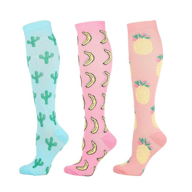 Compression Socks Athletic Best Graduated Breathable Nursing Socks Fit Running Outdoor Sports Socks Hiking Socks For Athlete Men And Women Stevvex