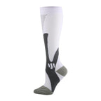 Compression Socks Nylon Medical Nursing Stockings Specializes Outdoor Cycling Sport Socks Men,20-30mmhg Run Nurse Socks for Edema Diabetic Varicose Veins Fast-drying Breathable Adult Sports Socks Stevvex