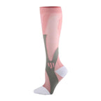 Compression Socks Nylon Medical Nursing Stockings Specializes Outdoor Cycling Sport Socks Men,20-30mmhg Run Nurse Socks for Edema Diabetic Varicose Veins Fast-drying Breathable Adult Sports Socks Stevvex