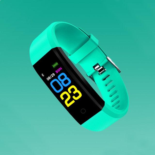 Connected Child Smart Sport Watch For Girls Boys Students Wrist Clock Electronic LED Digital Child Wrist Watch Fitness Tracker With Heart Rate Monitor Waterproof Activity Tracker With Sport Modes Sleep Monitor Fitness Watch With Call SMS Reminder Stevvex