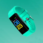 Connected Child Smart Sport Watch For Girls Boys Students Wrist Clock Electronic LED Digital Child Wrist Watch Fitness Tracker With Heart Rate Monitor Waterproof Activity Tracker With Sport Modes Sleep Monitor Fitness Watch With Call SMS Reminder Stevvex