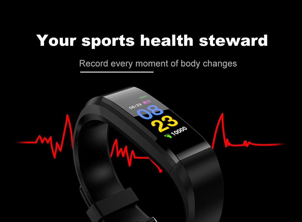 Connected Child Smart Sport Watch For Girls Boys Students Wrist Clock Electronic LED Digital Child Wrist Watch Fitness Tracker With Heart Rate Monitor Waterproof Activity Tracker With Sport Modes Sleep Monitor Fitness Watch With Call SMS Reminder Stevvex