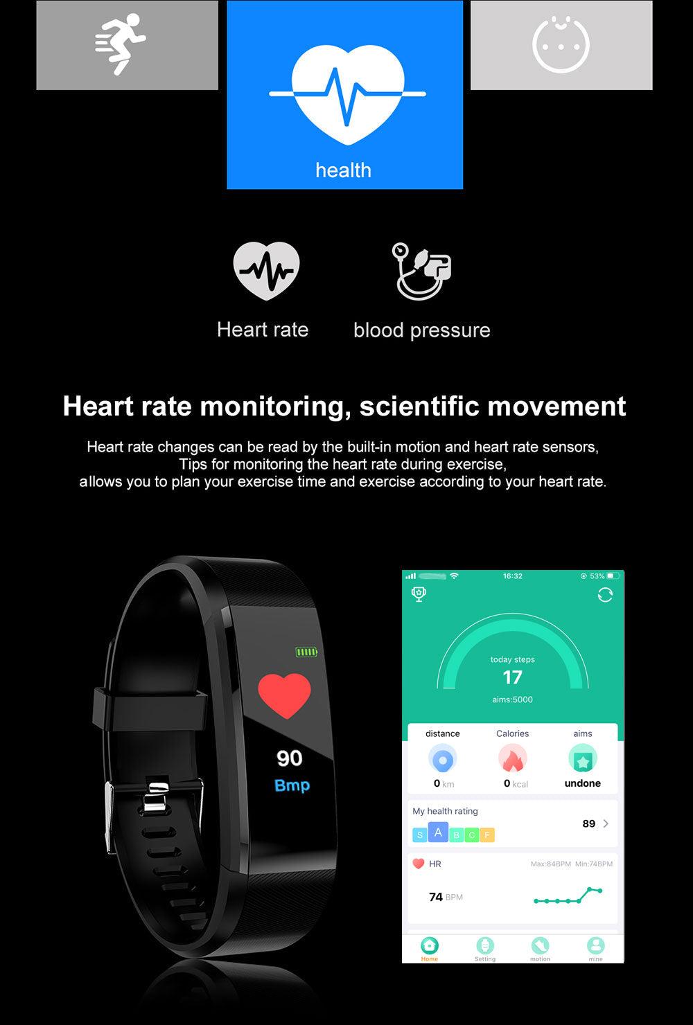 Connected Child Smart Sport Watch For Girls Boys Students Wrist Clock Electronic LED Digital Child Wrist Watch Fitness Tracker With Heart Rate Monitor Waterproof Activity Tracker With Sport Modes Sleep Monitor Fitness Watch With Call SMS Reminder Stevvex