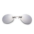 Convenient And Lightweight Sun Protection Sunglasses New Clip On Nose Glasses New Round Rimless Matrix Shape Sunglasses For Men & Women  Mini Frameless Vintage Sunglasses For men Stevvex