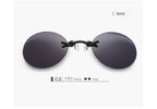 Convenient And Lightweight Sun Protection Sunglasses New Clip On Nose Glasses New Round Rimless Matrix Shape Sunglasses For Men & Women  Mini Frameless Vintage Sunglasses For men Stevvex