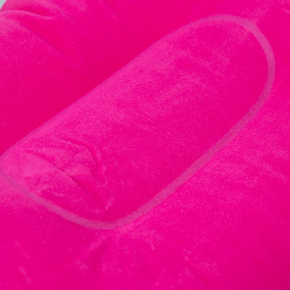Convenient Ultralight Inflatable PVC Nylon Air Pillow Sleep Cushion Travel Bedroom Hiking Beach Car Plane Head Rest Support Inflatable Camping Travel Pillows Ultralight Inflatable Pillow Small Squared Flocked Fabric Air Pillow for Hiking Camping Traveling Stevvex