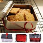 Cookie Molds Stainless Steel Cookie Cutter Baking Cake Biscuit Tools Cookie Cutter Stainless Steel Rectangular Biscuit Mold Stainless Steel Metal Molds Cutters For Kitchen Baking Christmas Small Cookie Cutters Stevvex