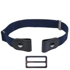 Cool Buckle-Free Stretch Elastic Waist Belt Unisex Style No Buckle Fashion Waistbands For Men And Women Simple Black Stretch Belt Invisible Elastic Belt For Jeans Pants Dresses Stevvex