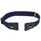 Cool Buckle-Free Stretch Elastic Waist Belt Unisex Style No Buckle Fashion Waistbands For Men And Women Simple Black Stretch Belt Invisible Elastic Belt For Jeans Pants Dresses Stevvex