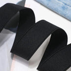 Cool Buckle-Free Stretch Elastic Waist Belt Unisex Style No Buckle Fashion Waistbands For Men And Women Simple Black Stretch Belt Invisible Elastic Belt For Jeans Pants Dresses Stevvex