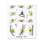 Cool Geometrics Pattern Water Decals Stickers Flower Leaves Slider For Nails Spring Summer Nail Art Decoration Tattoos Women Nail Art Stickers Water Transfer Decals Design Nail Art Supplies Manicure Acrylic Nail Foil Stencils Decorations Stevvex