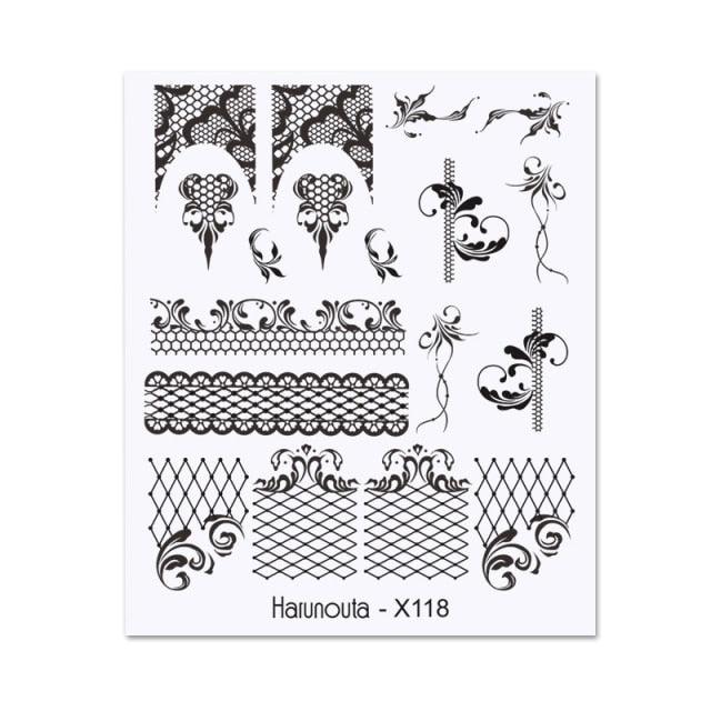 Cool Geometrics Pattern Water Decals Stickers Flower Leaves Slider For Nails Spring Summer Nail Art Decoration Tattoos Women Nail Art Stickers Water Transfer Decals Design Nail Art Supplies Manicure Acrylic Nail Foil Stencils Decorations Stevvex
