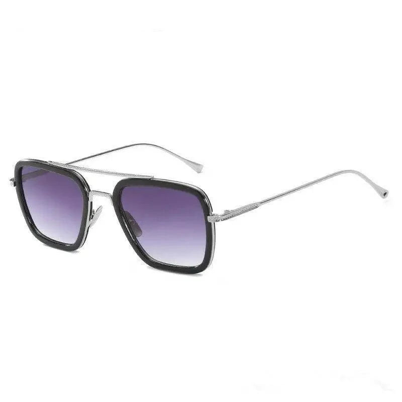 Cool Glasses Modern  Elegant Cosplay Vintage Retro  Sunglasses Vintage Aviator Square Sunglasses for Men Gold Frame Retro  Classic Sunglasses Stevvex