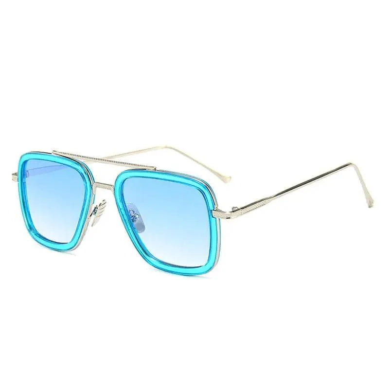 Cool Glasses Modern  Elegant Cosplay Vintage Retro  Sunglasses Vintage Aviator Square Sunglasses for Men Gold Frame Retro  Classic Sunglasses Stevvex