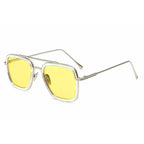 Cool Glasses Modern  Elegant Cosplay Vintage Retro  Sunglasses Vintage Aviator Square Sunglasses for Men Gold Frame Retro  Classic Sunglasses Stevvex