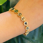 Cool Mom Gold Beaded Bracelet Womens Mothers Day Gift