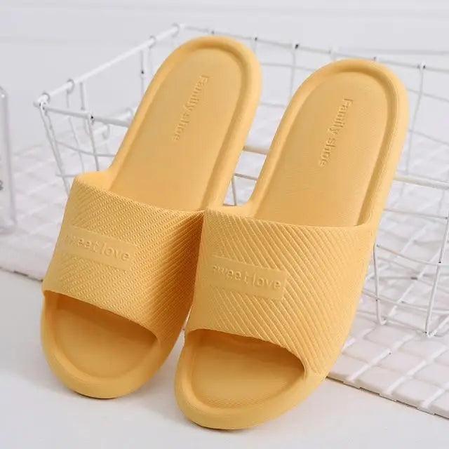 Cool New Slippers Women Summer Flip Flops Indoor Slippers Unique Design House Bathroom Non-slip Soft Flip Flops For Women Stevvex