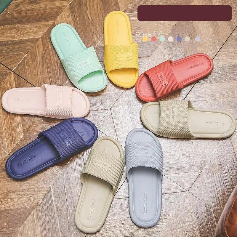 Cool New Slippers Women Summer Flip Flops Indoor Slippers Unique Design House Bathroom Non-slip Soft Flip Flops For Women Stevvex