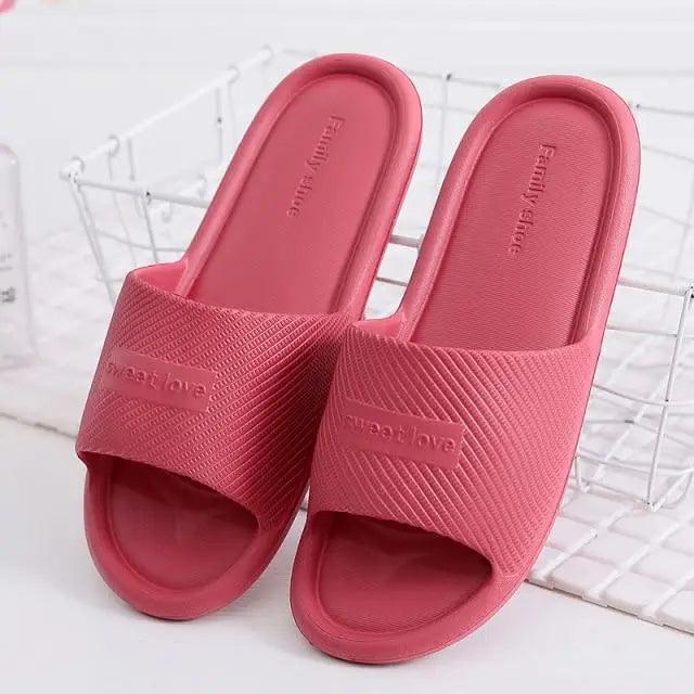 Cool New Slippers Women Summer Flip Flops Indoor Slippers Unique Design House Bathroom Non-slip Soft Flip Flops For Women Stevvex